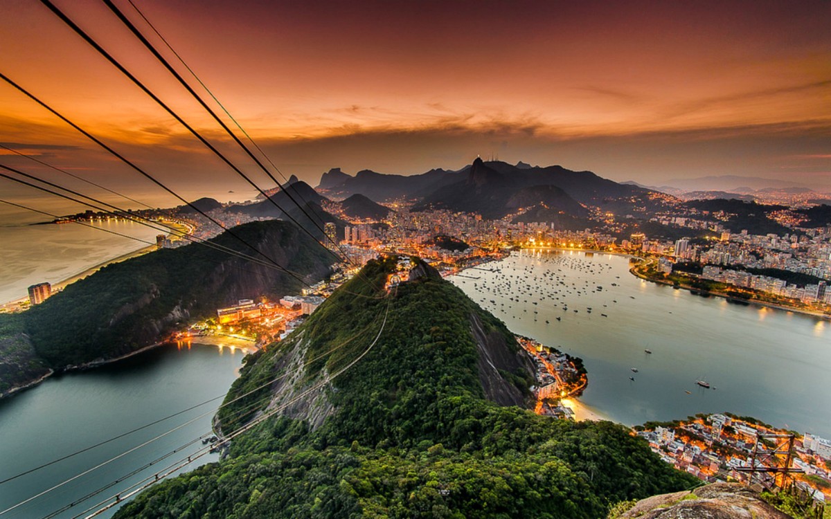 rio de janeiro sunset sugar loaf